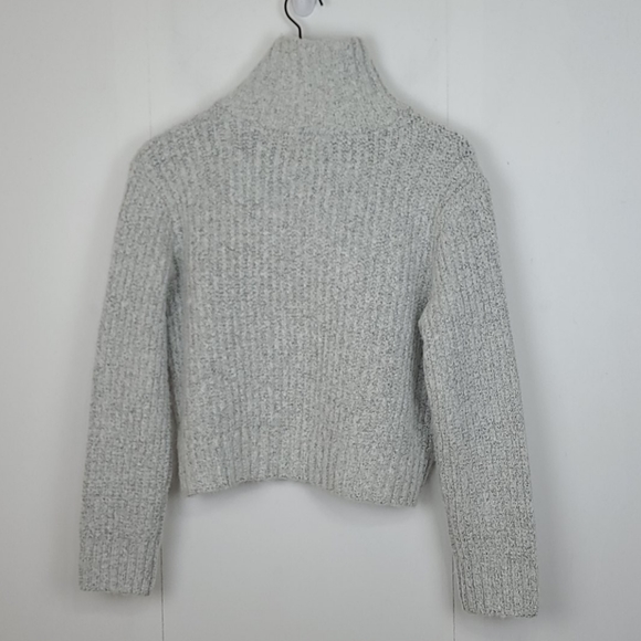 Sincerely Jules Gray Wool Blend Cropped Pullover S - Picture 8 of 8